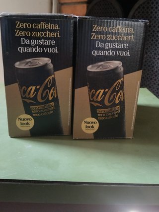 Set 4 Bicchieri Coca Cola Zero Nuovi