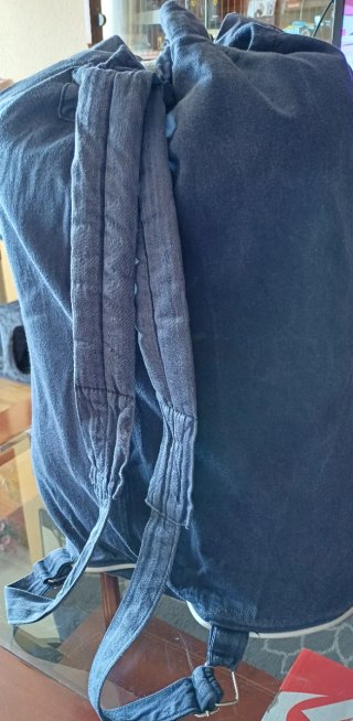 Mochila Solido Blue Jeans Azul