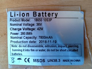 2 BMS 18650 10S 3P xiaomi