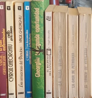 Lote de 9 novelas de V. Virgil Gheorghiu
