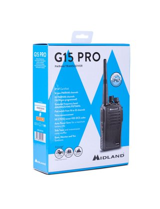 Walkie Midland G15 PRO PMR-446 Libre