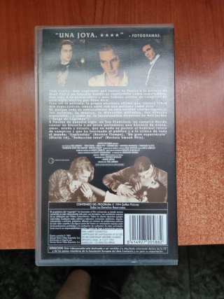 Película VHS Entrevista con el Vampiro