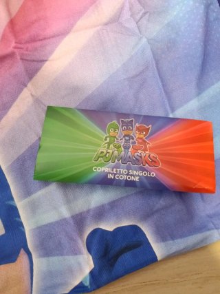 Copriletto Disney PJ Masks 1 piazza cotone
