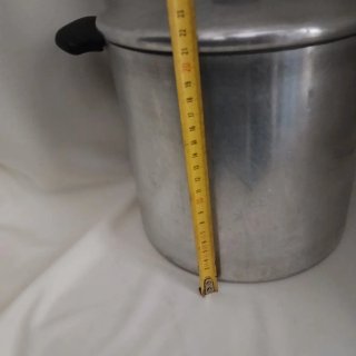 Olla Grande Aluminio con Tapa Negra