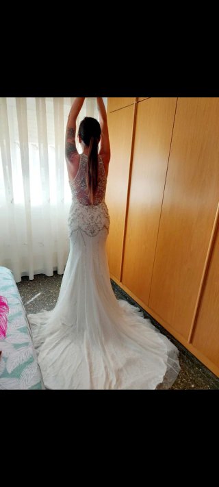 Vestido de Novia Rosa Clara T38 Sirena