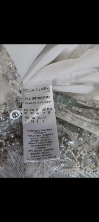 Vestido de Novia Rosa Clara T38 Sirena