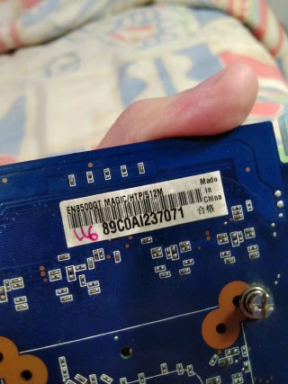 Tarjeta Gráfica Asus PCI Express 512MB