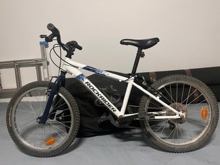 Bicicleta Montaña Niño Rockrider Blanca