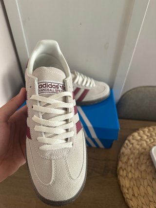 Adidas Handball Spezial Beige/Rojo Talla 38