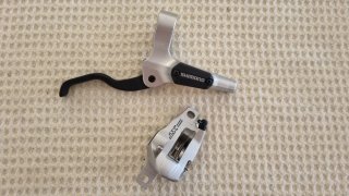 Maneta y Pinza Freno Shimano XT M765