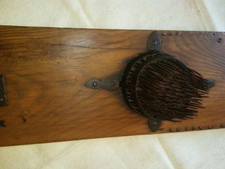 Cardador antiguo de madera