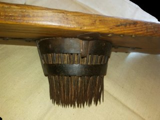 Cardador antiguo de madera