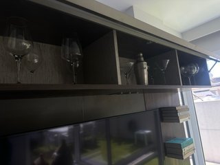 Mueble TV Piferrer Madera y Cristal