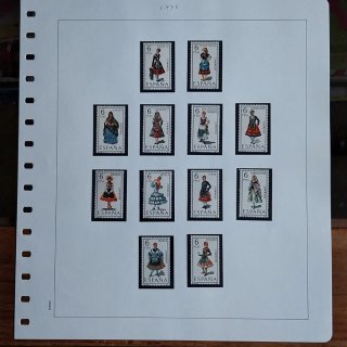 Sellos Trajes Regionales España 1967-1971