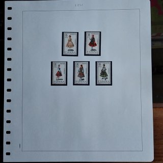 Sellos Trajes Regionales España 1967-1971