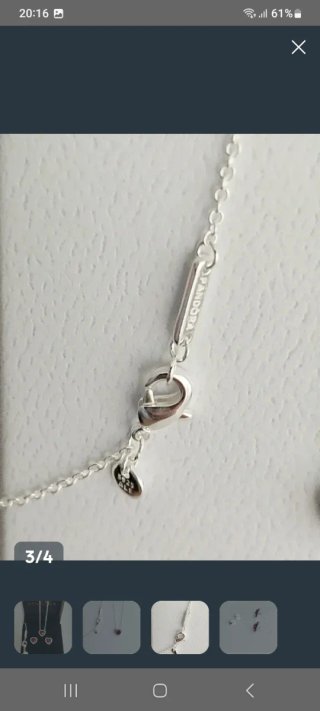 Conjunto Pandora Corazón Azul y Plata