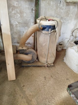 Aspirador de carpintería con saco