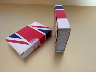 2 barajas cartas vintage British Airways años 90