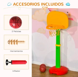 Canasta infantil 52,5x44x120-160cm multicolor