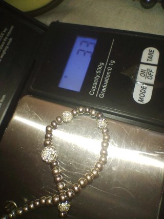 Bracciale Argento 925 Vintage Elastico Cristalli