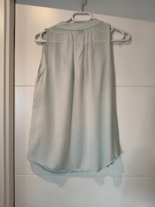 Camisa fina mujer verde