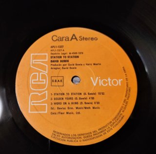 Vinilo Station to Station David Bowie