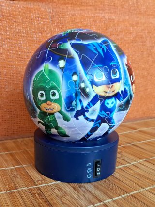 Lámpara Puzzle 3D PjMasks de la serie animación. R