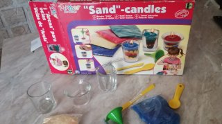 Kit Creazione Candele Sabbia Colorata