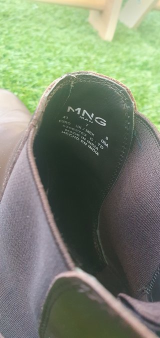Botines Chelsea Mango Marrones T41