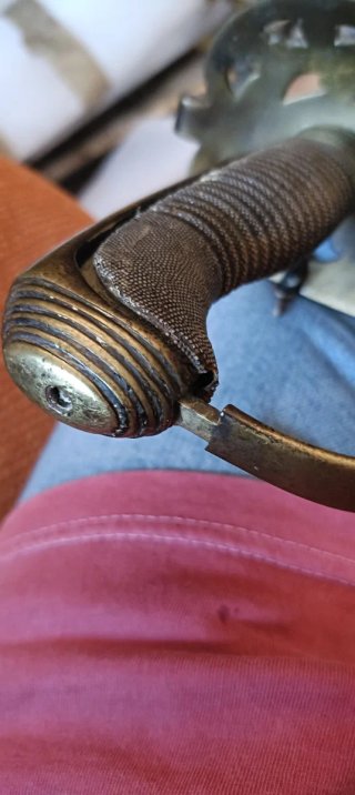 Sabre decorativo antiguoToledo 1857