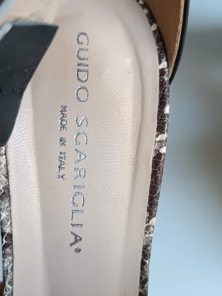 Guido Sgariglia sandali tacco e plateau n.37