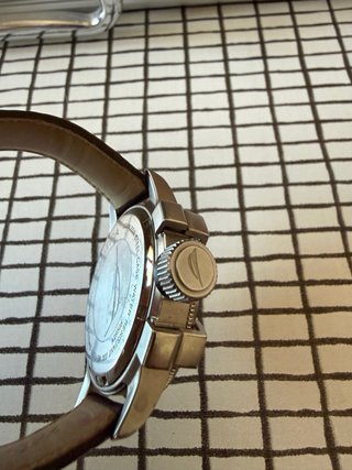 Reloj Nautica A29507 Cronógrafo Acero Marrón