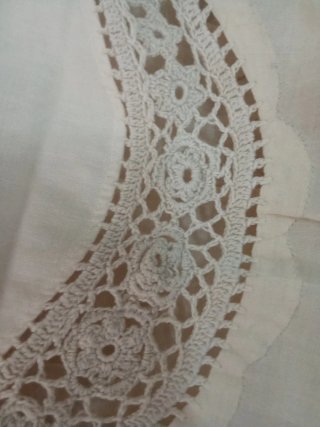 Coperta matrimoniale uncinetto vintage cotone