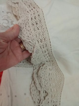 Coperta matrimoniale uncinetto vintage cotone