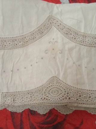 Coperta matrimoniale uncinetto vintage cotone