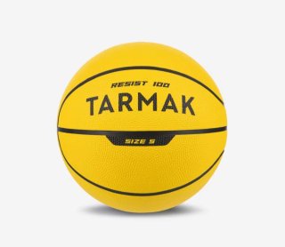 Balón de Baloncesto Tarmak Resist 100 Amarillo