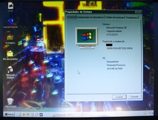 PC sobremesa Dell DPS Intel P100 vintage. Win98
