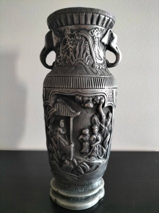 Jarra de Estanho Decorativa Século XX