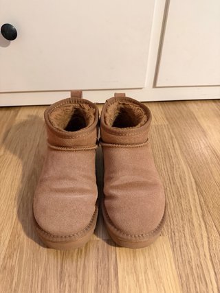 Botines de piel Carmela marrones
