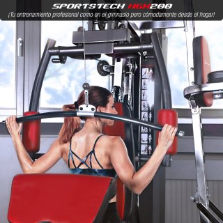 Multiestación Musculación HGX200 + Stepper