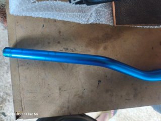 Manillar STR8 28mm Azul