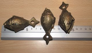 Set di campanelle orientali in bronzo con sonaglio