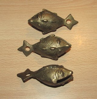 Set di campanelle orientali in bronzo con sonaglio
