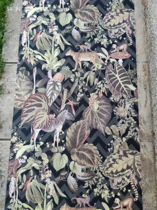 TEJIDO/PAPEL ESTAMPADO, ANIMALES DE LA SELVA