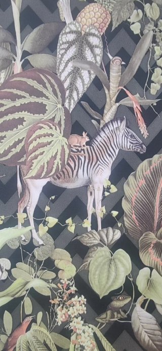 TEJIDO/PAPEL ESTAMPADO, ANIMALES DE LA SELVA