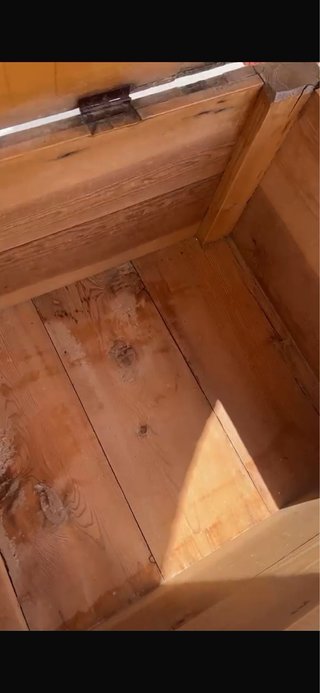 Baúl Antiguo Madera y Metal