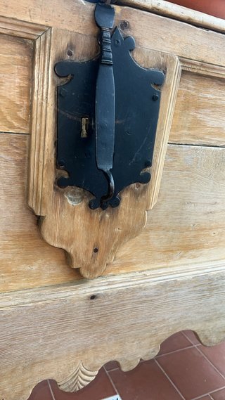 Baúl Antiguo Madera y Metal