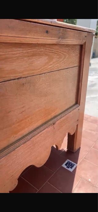 Baúl Antiguo Madera y Metal