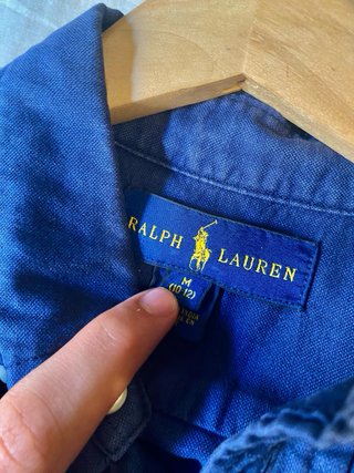 Camisa Polo Ralph Lauren Azul Marino Talla M