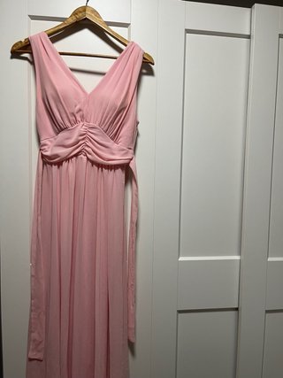 Vestido rosa elegante